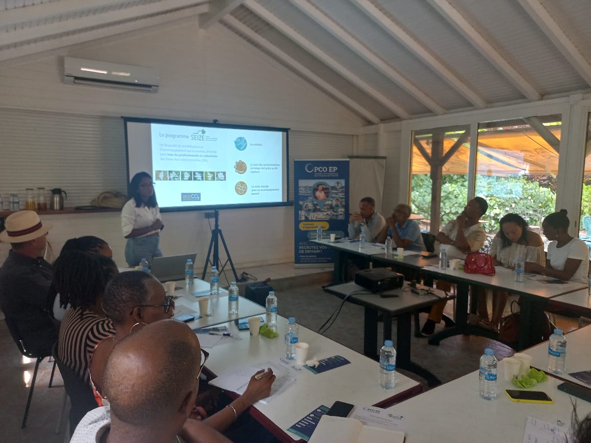 Session de sensibilisation à la maîtrise de l'énergie en Guadeloupe