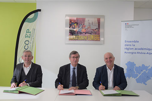 AURA Signature partenariat région académique et Opco EP