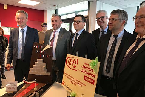 Normandie Inauguration CFA boulangerie patisserie