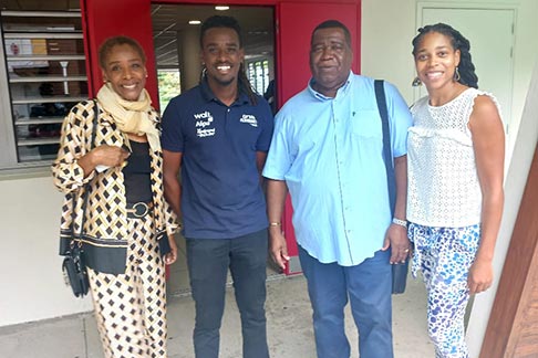 Keni Piperol rencontre les apprentis du CFA CMA de Guadeloupe