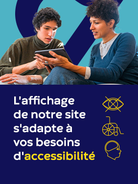 L'affichage de notre site s'adapte à nos besoins d'accessibilité
