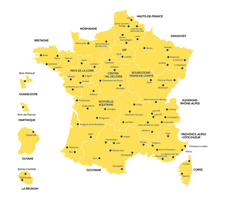 Carte Nous Rejoindre