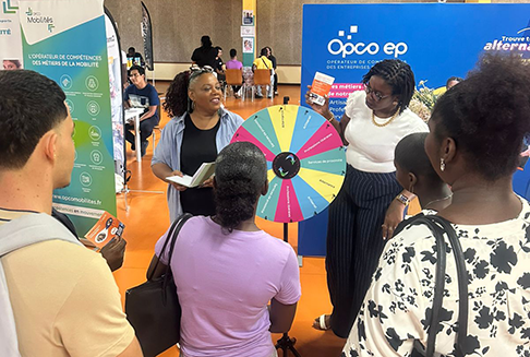 Opco EP au Salon de l'alternance en Guyane